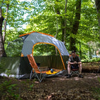 Tents for Camping 6 Person Tent Waterproof Windproof Double Layer Family Camping Tent, Easy Setup Dome Tent with Large Mesh Windows & Wider Door for Outdoor Camping & Hiking