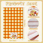 Zubebe 6 Pcs Thanksgiving Dish Towels 18 x 28 Inch Fall Kitchen Towels Hand Cotton Buffalo Plaid Pumpkin Autumn Decoration Truck Maple Leaf Sunflower Dishcloth for Farmhouse Home Cooking Baking