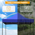 BestOffice Canopy Tent, 10X10 FT Pop Up Canopy Outdoor Instant Tent Slant Legs with Carrying Bag, Portable Gazebo Shelter for Patio Deck Garden and Beach