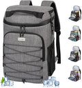 Cooler Backpack Insulated Leak Proof 30 Cans for Men Women,Waterproof Soft Cooler Bag，Lightweight Ice Chest Lunch Backpack for Beach Camping Picnic Travel Worksite Fishing