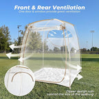 All Weather Proof Pod Sports Tent,Outdoor Weather Tent Sports Pod Pop Up Shelter with Sealed Floor,2-4 Person Clear Tent for Sport Event,Camping,Fishing 8 Sizes & Multicolor