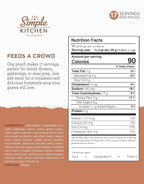 READYWISE - Simple Kitchen, Minestrone Soup Mix, 17 Servings Per Pack, MRE, Vegetarian, Hiking, Camping Essentials, Food, Soup Mix, for Events, Emergency Food Supply, or Daily Use, Pack of 4