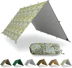 AquaQuest Safari Tarp – Lightweight Waterproof (5,000mm) Seam-Taped Ripstop Rain Fly for Backpacking, Thru-Hiking & Hammock Camping