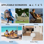 Self Inflating Sleeping Pad for Camping, Insulated Inflatable Camping Mattress for Winter, with Pillow, Dual Valves, Memory Foam, Sleeping Mat for Backpacking, Hammock, Tents, Floor