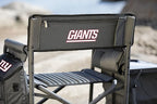 Picnic TIME NFL Unisex-Adult NFL Fusion Camping Chair with Side Table and Soft Cooler, Beach Chair for Adults, Lawn Chair