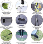 Leader Accessories Pop Up Shower Tent Dressing Changing Room Privacy Portable Camping Shelters 4' x 4' x 78" H Extra-Large Space