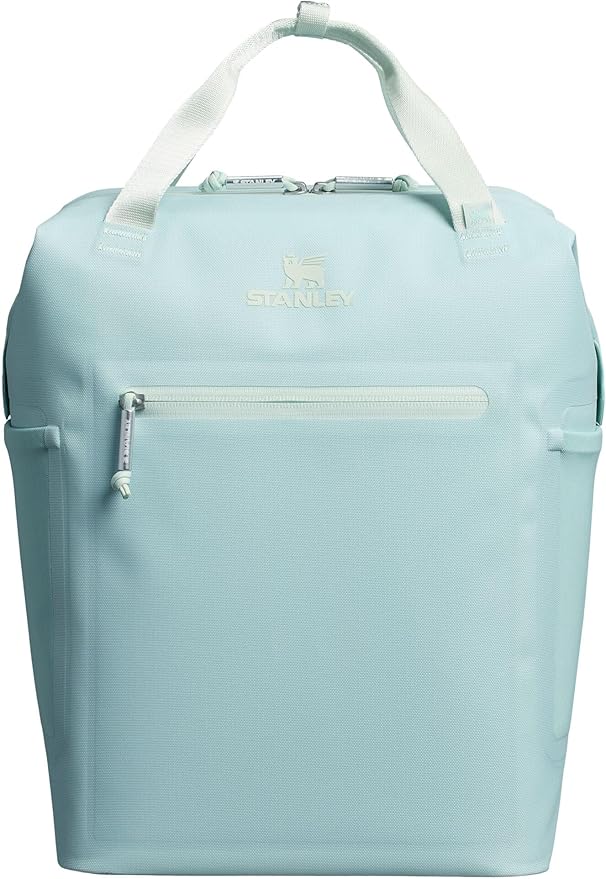 Stanley All Day Madeleine Backpack Soft Cooler 20 Can Cooler with Handle and Shoulder Straps Insulated Travel Bag with Zipper BPA-Free
