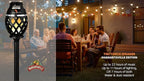 Margaritaville Tiki Torch - Waterproof Bluetooth Speaker, Portable Party Speaker with Flickering LED Lights, Perfect for Travel, Parties, Yards, and Pools 1 Pack