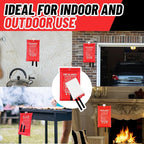 60 Pcs Emergency Fire Blankets for Home and Kitchen 40x40 Inch 20 Fiberglass Fire Suppression Blankets with 20 Fireproof Gloves & 20 Hooks for House Grill Fireplace Camping Car Warehouse Safety