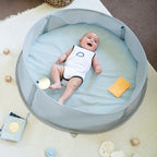 Babymoov Aquani Tent & Pool 3 in 1 Pop Up Tent, Kiddie Pool and Play Area (Summer 2024 Essential), Marine, One Size
