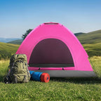 Outvita Camping Dome Tent, 1-4 Person Waterproof Windproof Easy Setup Spacious Family Tents with Carry Bag & Rain Fly for Hiking Backpacking Traveling Glamping Beach