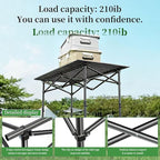 Adjustable Height Aluminum Folding Camping Table，Folding Grill Table，for Outdoor, Camping, Beach, BBQ, Patio, and Picnic, Durable & Waterproof with Carrying Bag(Large-Size)