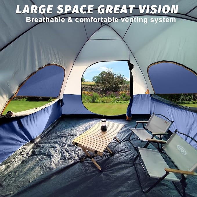 UNP SUV Dome Tent for Camping, Outdoor 6 Person Car Camping Tent, Easy Set Up SUV Tailgate Tent with Rainfly 10' x 10' Vehicle Camping Tent | for Camping, Outdoor, Car Camping Tent, Easy Set Up, SUV Tailgate Tent, with Rainfly