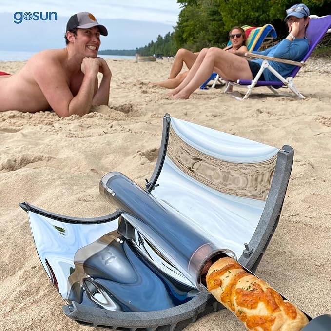 GOSUN Portable Solar Oven Kit for 1-2 Meals | Effortless Outdoor Cooking with Solar Oven Kit | Vacuum Insulated Oven | Cook meals in 20 min, Great For Camping, Travel, Beach etc