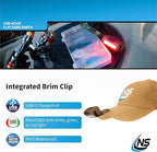 Nightstick USB-4510F Multi-Flood USB Headlamp w/Brim Clip & Camo Strap - LiPo - Flat Dark Earth