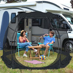 Alvantor Pop Up Screen House Gazebo with Mosquito Netting, Instant UV Resistant Sun Shelter for Patio & Backyard, Portable Canopy Tent for 2-10 Person