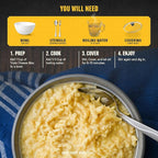 Triple Cheese Mac High Protein Meal (10 Servings) Freeze Dried Prepper Supplies & Emergency Food Supply, 40 Essential Nutritients, Shelf Stable Up to 25 Years, One Can