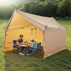 VEVOR Hot Tent, Camping Tipi Hot Tents with Stove Jack, Portable Winter Camping Tents with Snow Skirt, Easy Setup, Waterproof 4 Season Shelter Tents for Fishing Backpacking