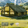 Inflatable Tents for Camping, Large Inflatable Camping Tent with Hand Pump, Easy Setup Tents for 2/4/6/8/10/12 People, Portable Glamping Tent