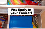 Nice & Cold - Large Slim Ice Pack 12" x 8" – Reusable Freezer Pack for Coolers, Lunch Boxes, Camping, Beach, and Travel – Fill with Water, Freeze, and Reuse – Long-Lasting Cold