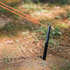 TRIWONDER Aluminum Tent Stakes Pegs & Reflective Guylines with Tent Cord Tensioners for Camping, Hiking, Backpacking (Green)