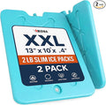 Kona XXL Ice Packs for Coolers – 2 lb Reusable Slim Freezer Packs, Long-Lasting Dry Ice Alternative for Cooler Bags, 13×10 Inch, Fast Freeze (-5 °C), Available in Multiple Pack Quantities