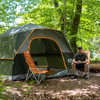 Tents for Camping 6 Person Tent Waterproof Windproof Double Layer Family Camping Tent, Easy Setup Dome Tent with Large Mesh Windows & Wider Door for Outdoor Camping & Hiking