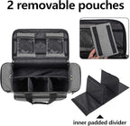 Trunab Professional Medical Bag, First Aid Storage Bag, Empty Emergency Responder Trauma Bag with Inner Dividers and No-Scratch Bottom, Ideal for EMT, EMS, Paramedics, Grey, Bag ONLY