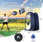 Sports Pod, Kilindeer Pop Up Weather Tent for 1 Person – Portable All-Weather Shelter with Clear TPU Panels, Instant Setup for Outdoor Events, Camping, Hiking, Wind & Rain Protection