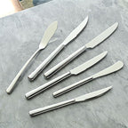 24 Pieces Utensil Sets for 6, Stainless Steel Silverware Set, Luxury Cutlery Sets for Camping, Afternoon tea, Hotel, Dishwasher Safe