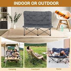 KingCamp Folding Comfy Butterfly Chair Oversized Padded Camping Chairs for Adults Comfortable Camp Chair 300lbs Heavy Duty with High Back for Outdoor Lawn Patio Bedroom Living Room Dorm