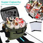 Waterproof PVC Material Paddleboard Cooler Deck Bag,40 cans Sup Deck Cooler Bag,Cooler Bag for Paddleboard,Lunch Box Cooler Insulated Bag,Camping Cooler Bag,Kayak Cooler Bag