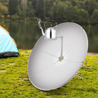 1800W Parabolic Solar Cooker High Efficiency Sun Oven 700-1000°C Outdoor Camping