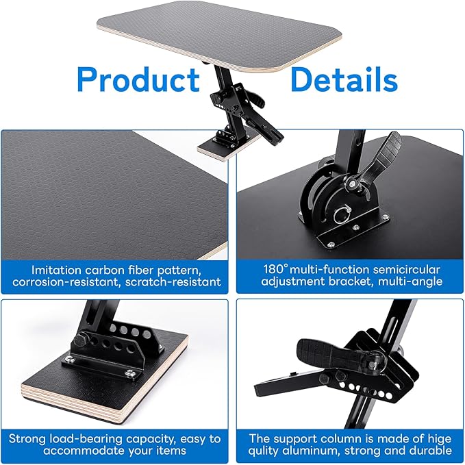Tailgate Table for SUV, Truck & Van – Heavy-Duty Foldable Car Camping Table, Quick Clamp Mount, Portable Aluminum Tailgate Platform for Overlanding, Road Trips & Outdoor Cooking | for Cars, Vans, SUVs, Outdoor, for Camping, Road Trips