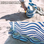 Qipi Beach Cabana - Easy to Set Up Canopy, Waterproof, Portable 6' x 6' Beach Shelter, Included Side Wall, Shade with UPF 50+ UV Protection, Ultimate Sun Umbrella - for Kids, Family & Friends