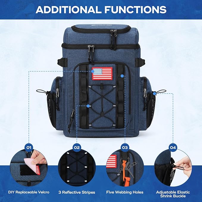 Maelstrom Backpack Cooler,Soft Lightweight Leakproof Cooler Backpack,Men Women 35/50 Can Insulated Cooler Bag,Keeps Hot/Cold for Up to 16 Hours,Perfect for Camping, Beach