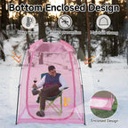 All Weather Proof Pod Sports Tent,Outdoor Weather Tent Sports Pod Pop Up Shelter with Sealed Floor,2-4 Person Clear Tent for Sport Event,Camping,Fishing 8 Sizes & Multicolor