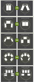 PlayDo Waterproof 4 Season Cotton Canvas Hot Tent Bell Wall Tent Yurt Tent with Stove Jack Hole for Outdoor Family Camping