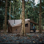 OneTigris COZSHACK Hot Tent, Large Spacious 4 Person Tent with Stove Jack, Windproof Waterproof Tent for Wood Stove Bushcraft Camping Travel Truck Family