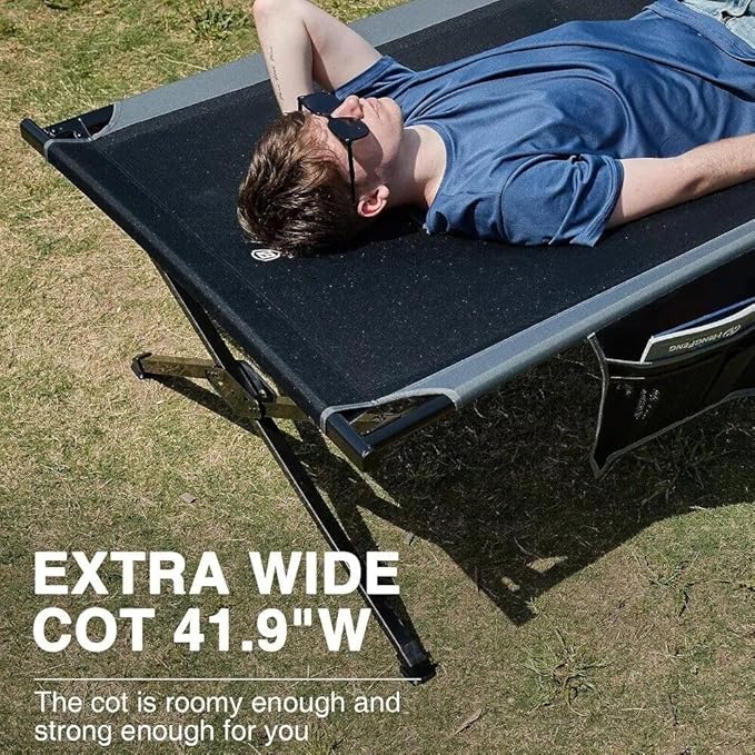 Extra-Large Heavy-Duty Camping cot