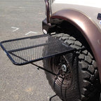 Tire Table Small Aluminum Camping Table for Camp, Travel, Tailgating, Biking, Hunting and Outdoor Work | Easily Holds 50 Pounds | No Tools or Hitch Required for Installation | 23.5" x 19" x 1.5"
