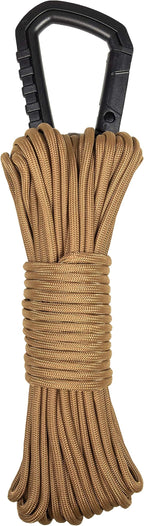 GEAR AID Fire Strand 550 Paracord, 7 Strand Tinder Cord for Camping and Survival, Coyote, 50 ft