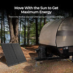 Renogy Solar Panels, 200W RV Solar Panel Kit for Power Station, Portable Solar Panel with Waterproof 20A Charge Controller, Sturdy Kickstand, IP65 Waterproof, for Outdoor Camping, RV, Emergency Backup