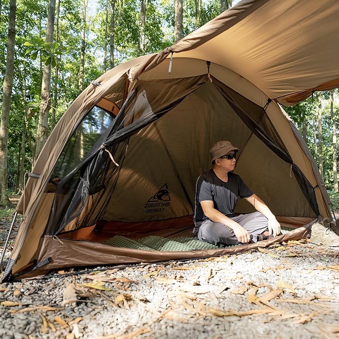 OneTigris Mesh Inner for Raven NEST Hot Tent, Lightweight Detachable Screen Tent with 3000mm Waterproof Bathtub Bottom for Camping, Hiking, Backpacking, Stargazing, Bushcraft