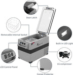 Alpicool LGCF45 Portable Refrigerator 12 Volt Car Freezer 42 Quart Mini Fridge Freezer (-4℉~68℉) for Truck, RV, Vehicle, Travel, Outdoor -12/24V DC