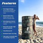 Portable Changing Room, Pop Up Pod - Privacy Tent, Dressing Room Tube or Portable Toilet Stall with Carry Bag for Camping, Beach, or Outdoor by The Portable Changing Room