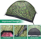 Sutekus Camping Tent Lightweight Backpacking Tent Camouflage Outdoor Equipment for Camping Hiking Biking Trip Upgraded Large Space