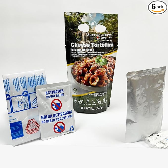 Backpack Emergency Meal Kit Cheese Tortellini 8 oz - 6/CP