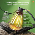 addlon 198(192+6) FT Solar String Lights Outdoor Waterproof with Remote, 96+8 LED Shatterproof Bulbs, Dimmable & Timable, Solar Lights Outdoor, Patio Lights for Garden,Backyard,Party,Camping Decor