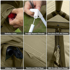Inflatable Tents for Camping - Easy Blow Up Glamping Tent with Hand Pump, Waterproof PVC Air Inflatable Tent House for Family Weekend Camping